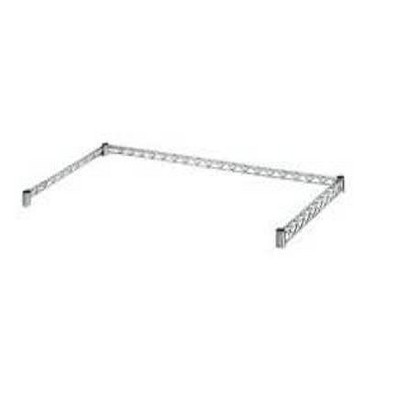 Quantum Storage Systems Wire Frame, 3-Sided, 48"W X 18"D, 304 Stainless Steel, Nsf