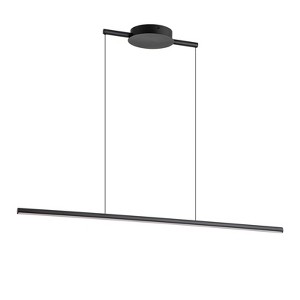 LLHZSY 30 7/10" Black Warm Kitchen Island Pendant Lighting Integrated LED Linear Light Fixture-3000K - 1 of 4