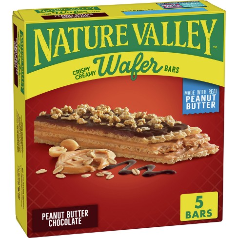 Nature Valley Pb Chocolate Crispy Creamy Wafer Bar - 6.5oz/5ct : Target