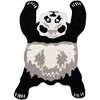 Unique Loom Playtime Kids Wool Collection Area Rug - Panda - 2 of 4