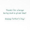 Recycled Paper Greetings Father's Day Card for Dad Heartfelt Drive - 3 of 3
