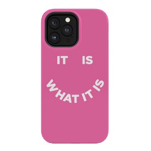 Julia Walck It Is What It Is Pink Tough Tough iPhone 15 Case - Society6 - 1 of 1