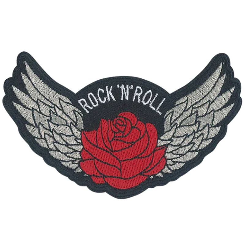HEDi-Pack 2pk Self-Adhesive Polyester Hook &#38; Loop Patch - Route 66 and Rock &#38; Roll Rose, 5 of 8