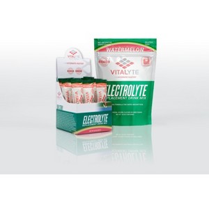 Vitalyte Electrolyte Powder Drink Mix Bundle, 1 Standup Pouch + 25 Count Packet, Watermelon Flavor - 1 of 1