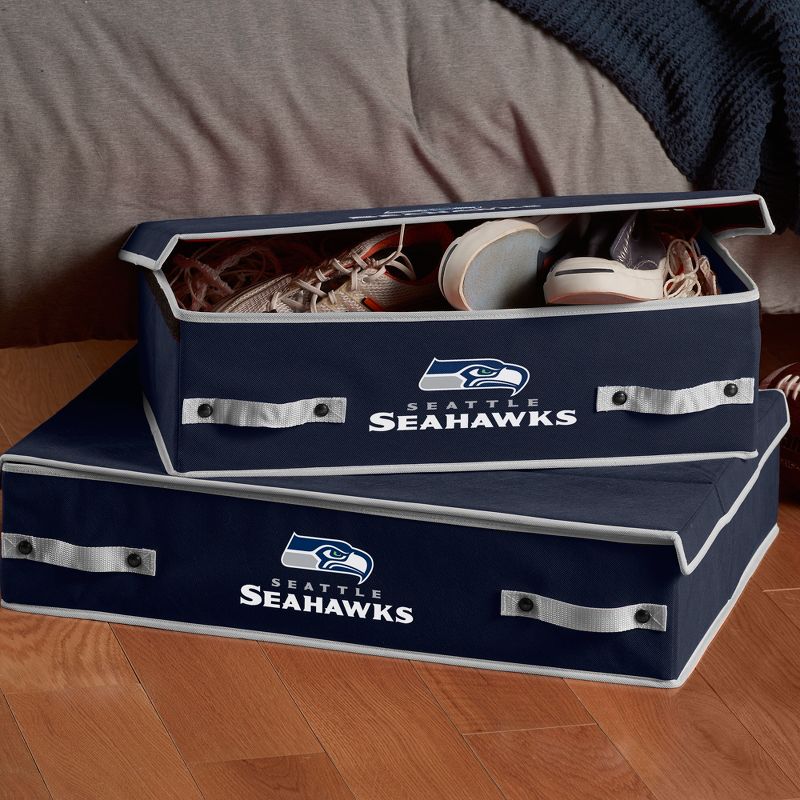 NFL Franklin Sports Seattle Seahawks Under The Bed Storage Bins, 4 of 5