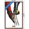 Trends International Marvel Deadpool & Wolverine - Claws Teaser One Sheet Framed Wall Poster Prints - 3 of 4