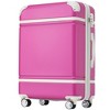 3-pieces Hardshell Luggage 20"+28" Luggages And Cosmetic Case Spinner Suitcase With TSA Lock Lightweight Set For Women Travel Storage必填 - 2 of 4