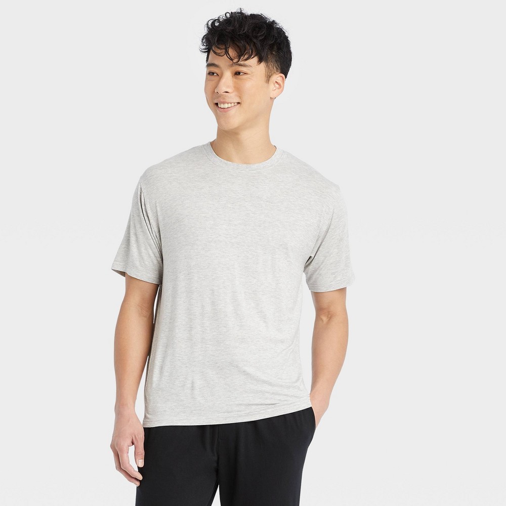 Hanes Premium Men's Modal Sleep Pajama T-Shirt - Heathered Gray XXL -  84108613