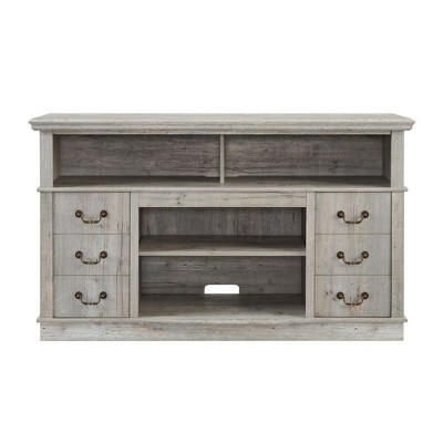 NicBex TV Stand for TVs up to 65 Inches,Farmhouse TV Media Console Table with Open and Closed Storage Space