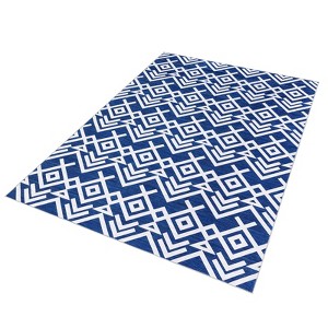 Area Rugs for Living Room,Modern Non-Slip Geometric for Hallway,Ultra-Thin Low Pile Large Carpet,Stain-Resistant Non-Slip Indoor Floor Mat for Bedroom - 1 of 4