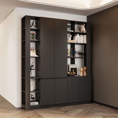 Famapy Stylish and Modern Black Bookshelf: A Fusion of Fashion and Function