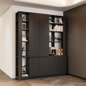 Famapy Stylish and Modern Black Bookshelf: A Fusion of Fashion and Function - 1 of 4