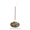 Unique Bargains Zinc Alloy Bronze Lightweight Compact Incense Holder Bronze 1 Pc - 3 of 4