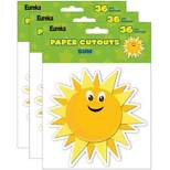 Eureka Growth Mindset Sun Paper Cut Outs 36 Per Pack 3 Packs (EU-841556-3)