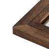 SpassWay 71"H 31"W Arch Solid Wood Accent Mirror Rustic Full Length Mirror for Living Room Bedroom Entryway - 4 of 4