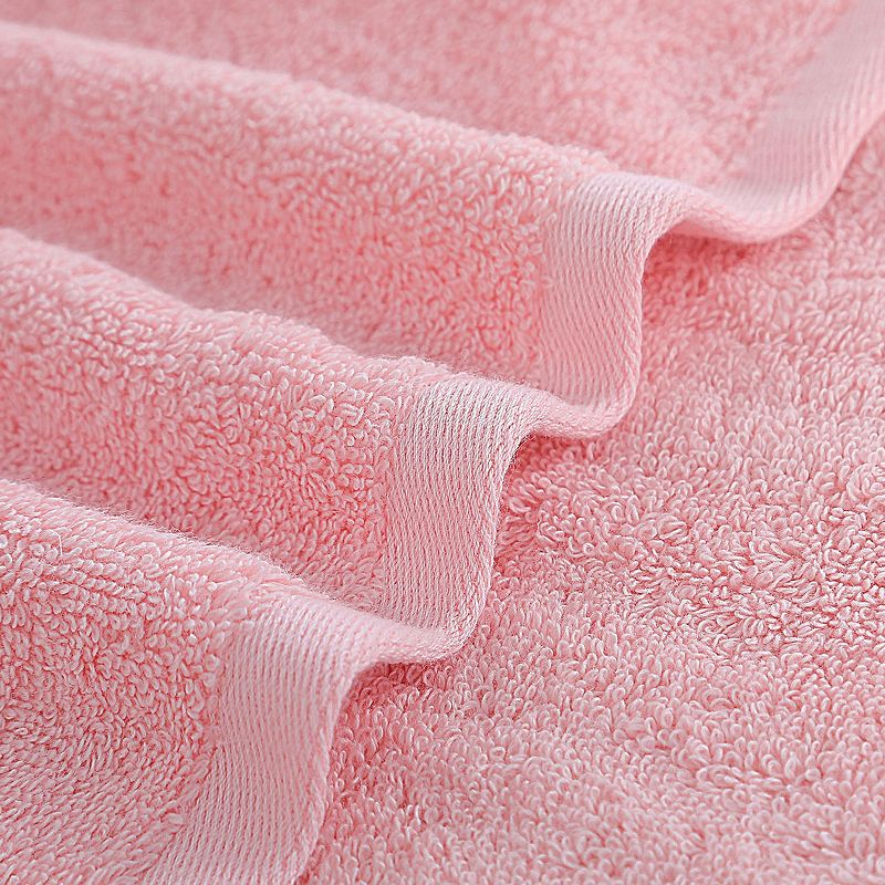 PiccoCasa Luxury Bath Towels Soft Absorbent 100% Cotton Cream Towel Set 4 Pcs, 4 of 6