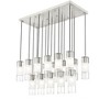 Alton 17-Light Linear Chandelier - Modern Two-Tier Design, Dimmable, Damp Rated - 3 of 4