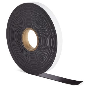 Bright Creations 1 Inch x 100 Feet Sticky Magnetic Strip for DIY, Crafts, Cosmetics, Easy to Cut - 1 of 4