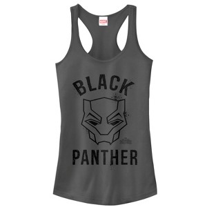 Juniors Womens Marvel Black Panther 2018 Classic Racerback Tank Top - 1 of 3