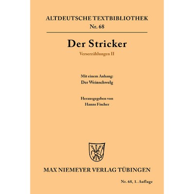 Verserzählungen II - (Altdeutsche Textbibliothek) by  Hanns Fischer (Paperback)