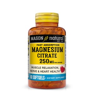 Mason Naturals Magnesium Citrate 250mg Multivitamin Softgels - 100ct - 1 of 4