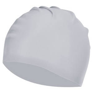 Unique Bargains Silicone Waterproof Non-Slip High-Stretch Swim Cap - 1 of 4