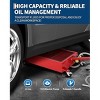 Low Profile Oil Drain Pan, 15 Gal Oil Drain Pan with Pump,  with 180w Electric Pump, 8.2Ft Hose & Folding Handle, Rolling Oil Drain Cart - 2 of 4