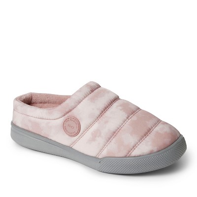 Dearfoams Women's Kendra Sport Lounge Nylon Clog House Shoe Slipper