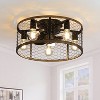 TOBILI 20 Inch Indoor Caged Ceiling Fan with Light LED Bulb Ceiling Fan - 2 of 4