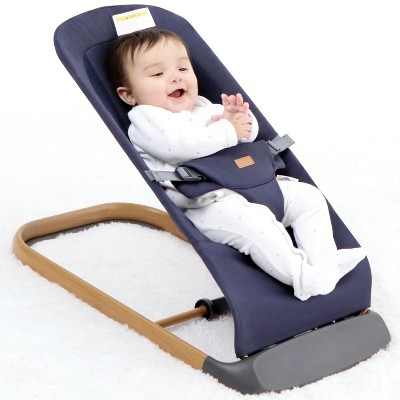 Grungis Baby Bouncer Seat Baby Bouncer Ergonomic Bouncer Seat Portable Newborn Bouncer Seat for Babies, Blue