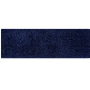 Micro Plush Collection 100% Polyester Solid Tufted Bathroom Rug with Gel Form Backing, Machine Washable, Tumble Dry Bath Mat - 1 of 4
