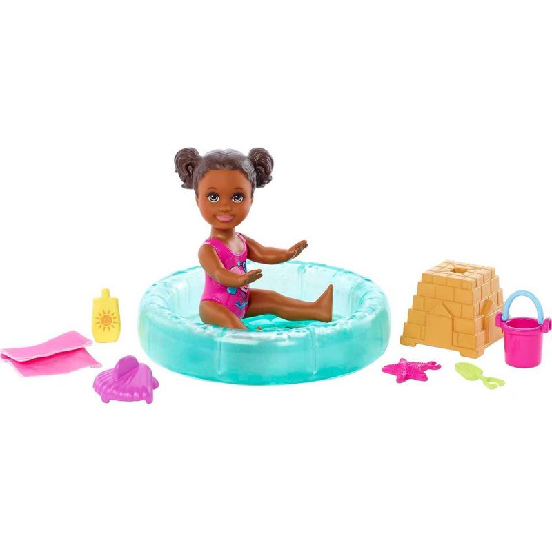 Barbie Skipper Babysitters Inc Doll Set with Pool, 2 of 6