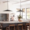 Dewdrop 31.5 Inch Extra Large Modern Black Pendant Light, Farmhouse Industrial Dome Shade Hanging Fixture - 4 of 4