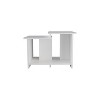 CAVINAS Coffee Tables for Living Room 16.6" H Rectangle Modern Coffee Table with Open Lower Shelf for Home Office Storage - 2 of 4