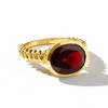 Ross-Simons 5.00 Carat Oval Garnet Ring in 18kt Gold Over Sterling - 4 of 4
