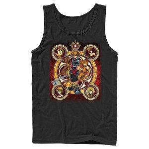 Men's Kingdom Hearts 2 Stained Glass Art Tank Top - 1 of 4
