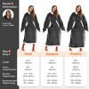 Joyfy Adult Wearable Blanket Hoodie Gray Sweatshirt for Women Men Gifts Fleece Blanket Pullover  front Pocket Warm  Fleece Long Hooded Blanket - 4 of 4