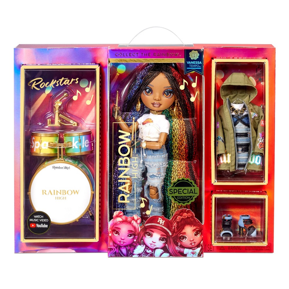 Rainbow High Rockstar Vanessa Tempo Fashion Doll