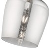 Livex Lighting Art Glass 1 - Light Pendant in  Brushed Nickel - 2 of 4