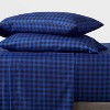 Microfiber Sheet Set Gingham - Room Essentials™ - 2 of 4