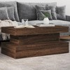 vidaXL Coffee Table Brown Oak Engineered Wood 35.4 x 19.7 x 15.7 in - 3 of 4