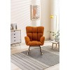 CAVINAS Modern Teddy Rocking Chair,Accent Chair with Tufted Back & Cotton Fill for Nursery,Bedroom,Living Room - 2 of 4
