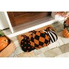 Evergreen Pattern Pumpkins Shaped Coir Mat - 4 of 4