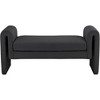 Meridian Furniture,Stylus Boucle Fabric Bench - 3 of 4