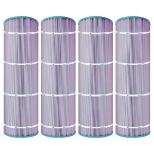 Hurricane 4 Pack HF8413-01P Platinum Purple Pool Filter Cartridge Replacement for PWWPC125B, Unicel C-8413, Filbur FC-2575, Waterway Proclear 125 - 1 of 4