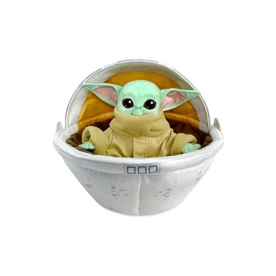 Disney Star Wars: The Mandalorian 7.5in The Child Grogu Plush in Hover Pram