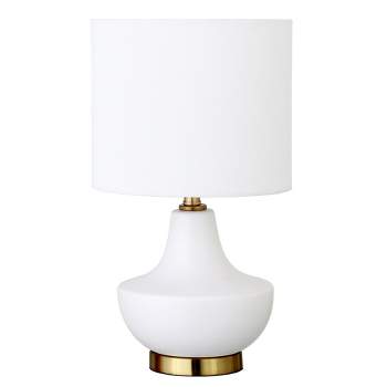 Hampton & Thyme 13.5" Tall Mini Lamp with Fabric Shade 