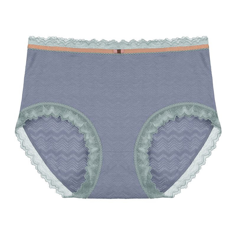 Agnes Orinda Women's Plus Size Lace Trim Cotton Brief Underwear Panties, 1 of 4