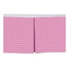 Bacati - Pin Dots Crib/Toddler Bed Skirt - Pink - 3 of 4