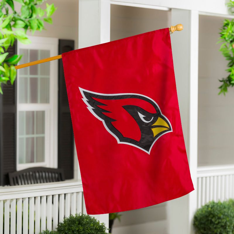 Evergreen NFL Arizona Cardinals Applique House Flag 28 x 44 Inches Outdoor Decor for Homes and Gardens, 5 of 7